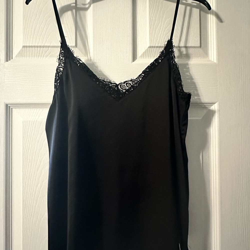 H&M Black Lace Trim Camisole